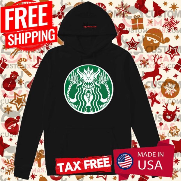 Krampus Starbucks Holiday Coffee Logo Shirt