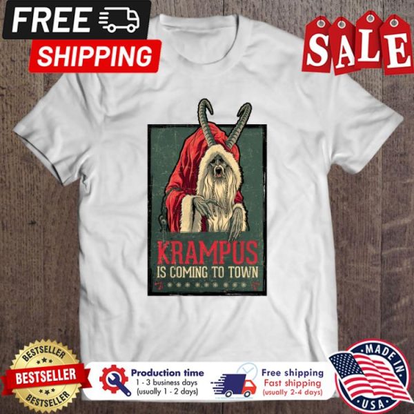 Krampus is coming to town christmas shirt