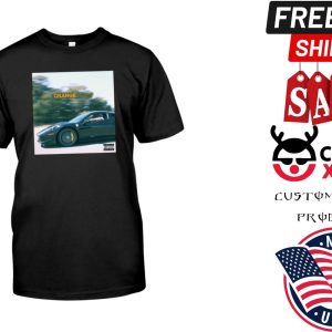 Larry June Shop Orange Print Album Shirt