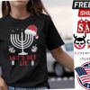 Lets Get Lit Christmas Santa Hat Shirt