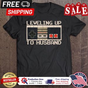 Leveling Up To Husband Bachelor shirt