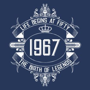 Life begins at 50 T shirt 2