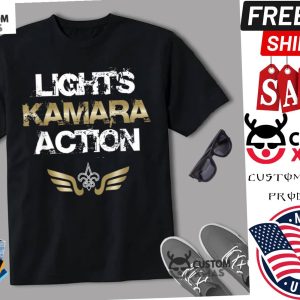 Lights Kamara Action Funny Football Sports Fan Shirt