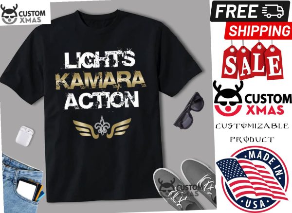 Lights Kamara Action Funny Football Sports Fan Shirt