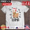 Llama la la fa la la christmas shirt