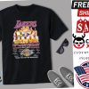 Los Angeles Lakers 75th Anniversary 1947 2022 Signatures Thank You For The Memories Shirt
