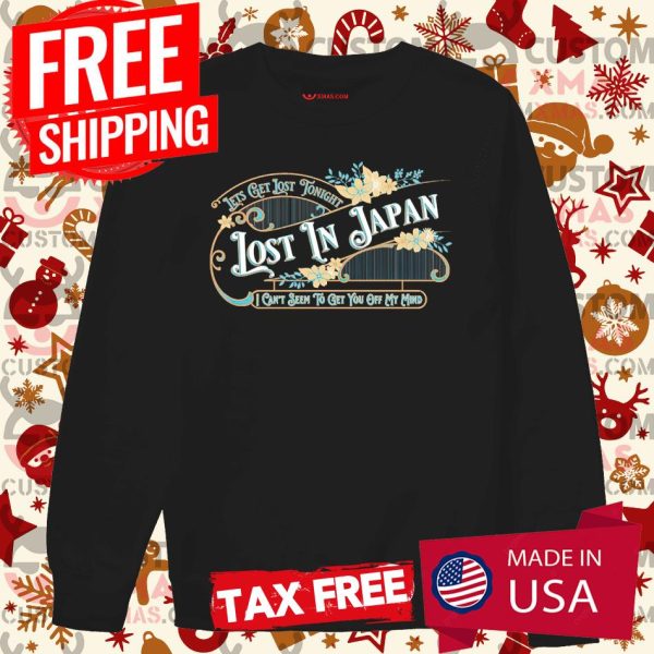 Lost In Japan Shawn Mendes Song Lyrics Vintage Hoodie