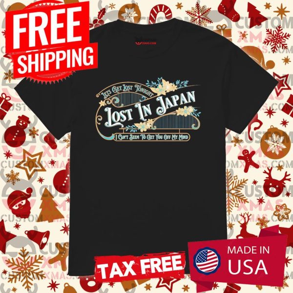 Lost In Japan Shawn Mendes Song Lyrics Vintage Shirt