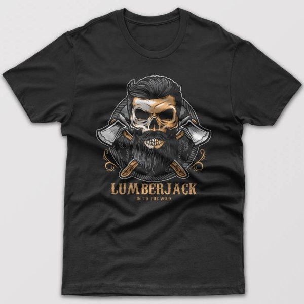 Lumberjack Skull – T-shirt