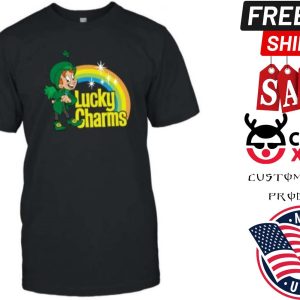 Luv Lucky Charms Cereal Cartoon Leprechaun Shirt