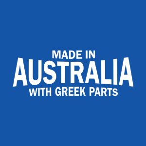 Made in Australia with Greek parts - T-shirt 1 Made in Australia with Greek parts T shirt 2