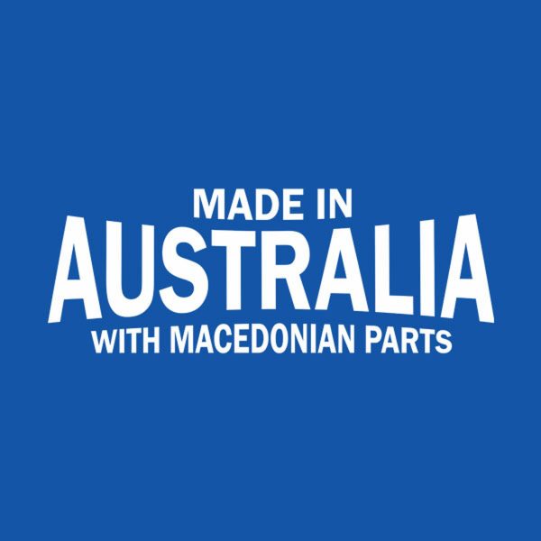 Made in Australia with Macedonian parts – T-shirt