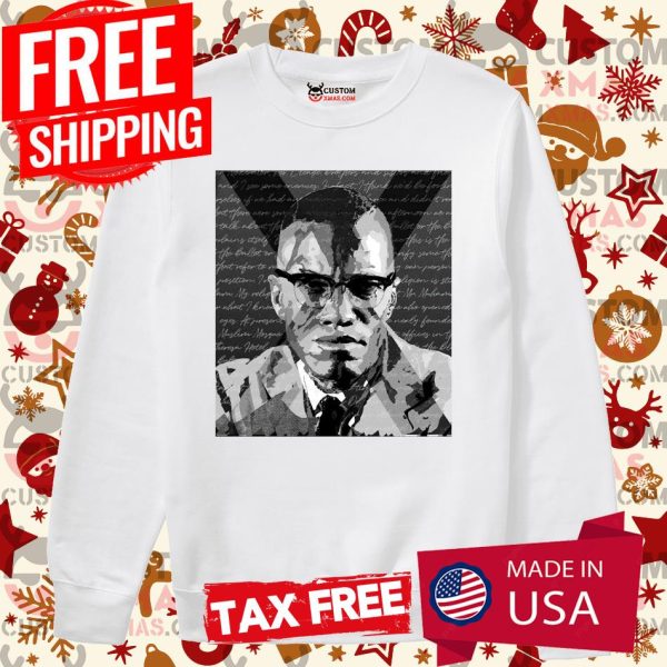 Malcolm X Abstract Shirt