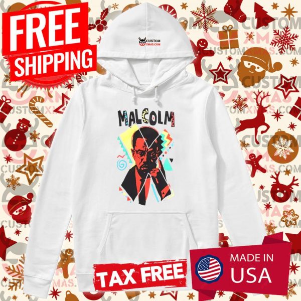 Malcolm X Art Drawing Hoodie