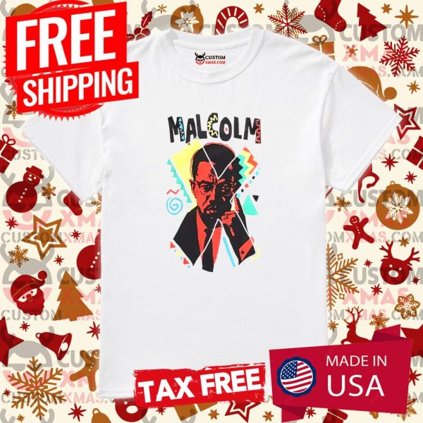 Malcolm X Art Drawing Shirt