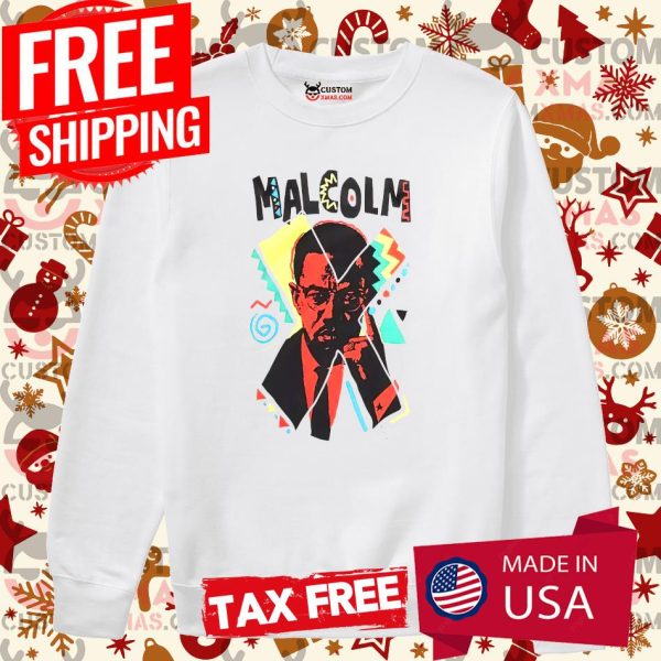 Malcolm X Art Drawing Shirt