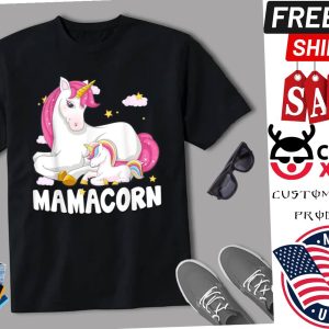 Mamacorn Unicorn New Mom Baby Mommy Mother Gift  Shirt