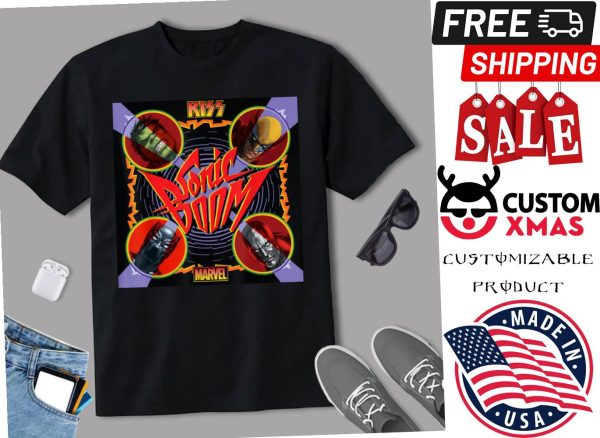 Marvel Kiss Sonic Boom Album Cover Shirt