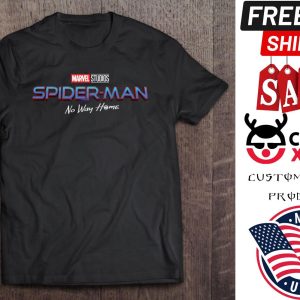 Marvel No Way Home Spider-Man Movie Logo T shirt