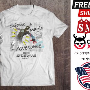 Marvel Spider-Man No Way Home Spider-Man Science Sketch shirt