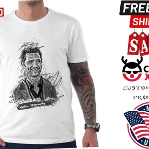 Matthew Mcconaughey Sketch Art Shirt