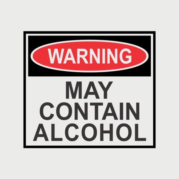 May contain alcohol