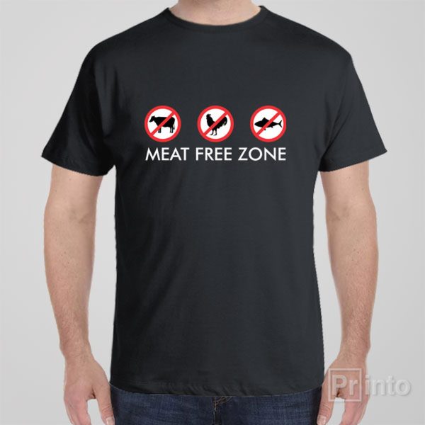 Meat free zone – T-shirt