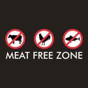 Meat free zone T shirt 2