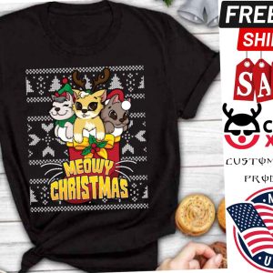 Meowy Catmas Holiday Merry Christmas Ugly Shirt