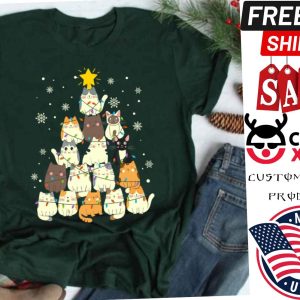 Meowy Christmas Holiday Shirt