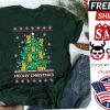 Meowy Christmas Ugly Cat Xmas Shirt