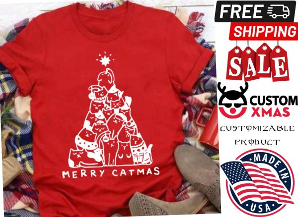 Merry Catmas Holiday Chirstmas Shirt