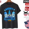 Merry Chrismukkah 2021 Happy Hanukkah Blue Gnomes Shirt
