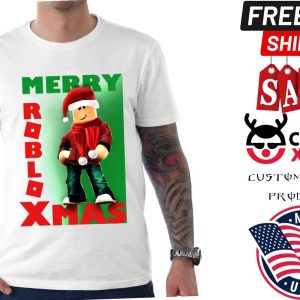 Merry Roblox Xmas Christmas Boy Shirt