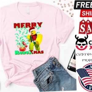 Merry Robu Xmas Christmas Roblox Shirt