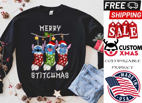 Merry Stitchmas With Stitch Christmas shirt