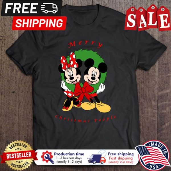 Micky and Minnie mouse merry christmas people christmas shirt