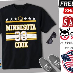 Minnesota Football 33 Cook Shirt