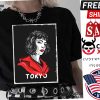 Money Heist Tokyo Red Lips Retro Shirt