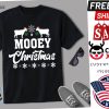 Mooey Christmas Cow Lover Tee Farmer Gift Shirt