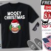 Mooey Christmas Merry Christmas With A Cute Cow Heifer Shirt