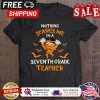 Mummy nothing scares me im a seventh grade teacher halloween shirt