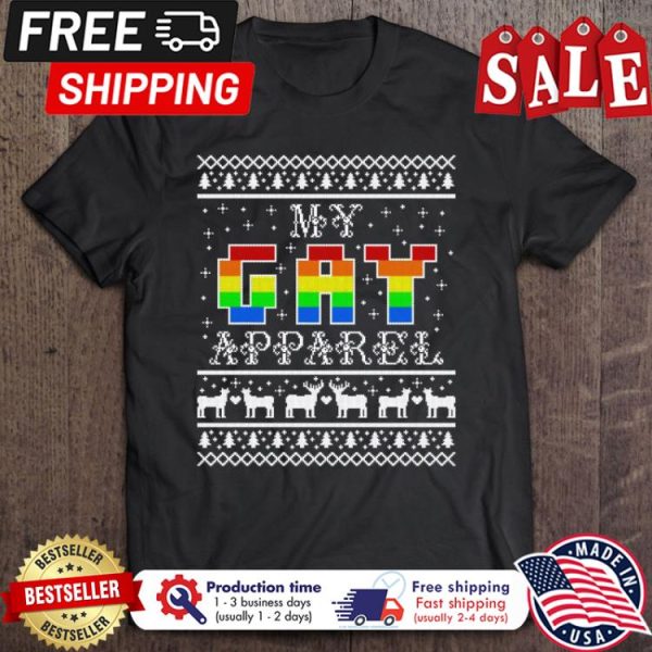 My Gay Apparel Ugly Xmas christmas shirt