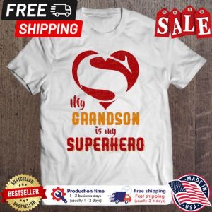 My Grandson Is my Superhero shirt 5