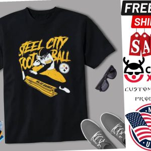 Najee Harris Pittsburgh Steelers Majestic Threads Tri Blend Steel City Player Shirt