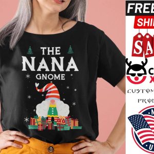 Nana Gnome Christmas Shirt The Nana Gnome Xmas Tree shirt