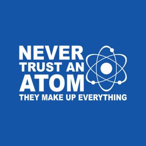 Never trust an atom T shirt 2