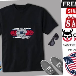 New England Football Retro And Distressed Helmet And Stripe Shirts