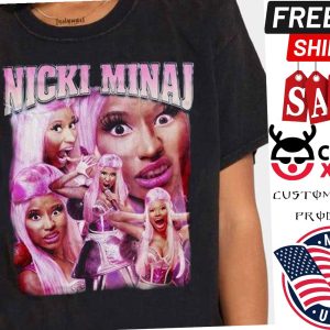 Nicki Minaj Queen Of Rap Funny Vintage Shirt