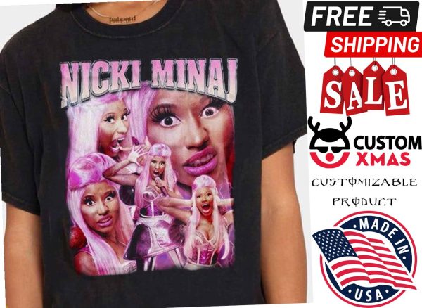 Nicki Minaj Queen Of Rap Funny Vintage Shirt